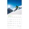 Wyman Publishing; Skiing | 2027 12 x 24 Inch (Hanging) Monthly Square Wall Calendar | English/French Bilingual; Category:Wall Calendars; Image:4